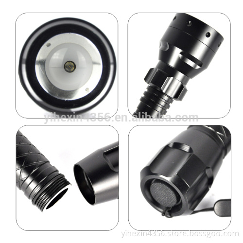 Zoom 850nm Infrared Laser Hunting LED Flashlight Torch